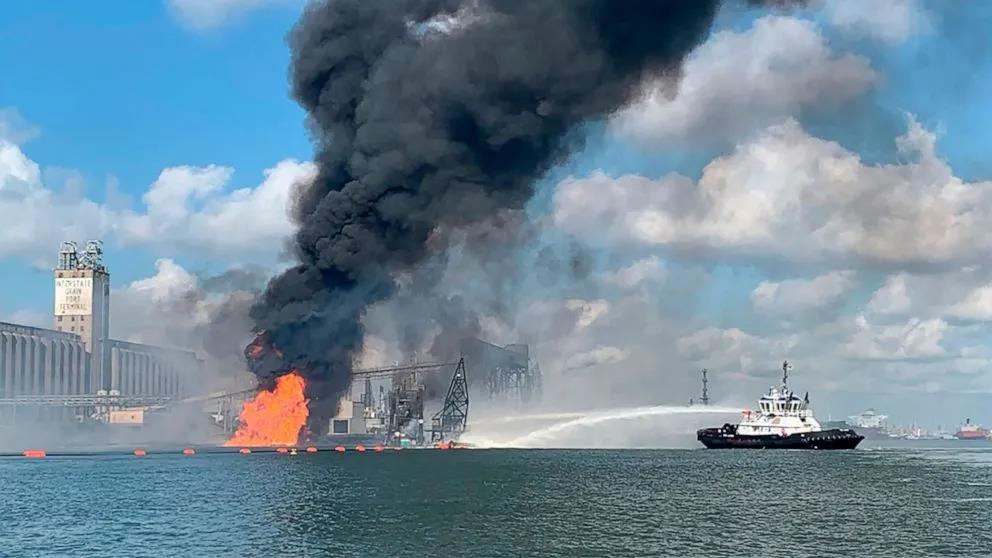突發(fā)！輪船撞上天然氣管道，大爆炸！2死、2失蹤，6傷！